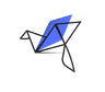 Origamie crane logo